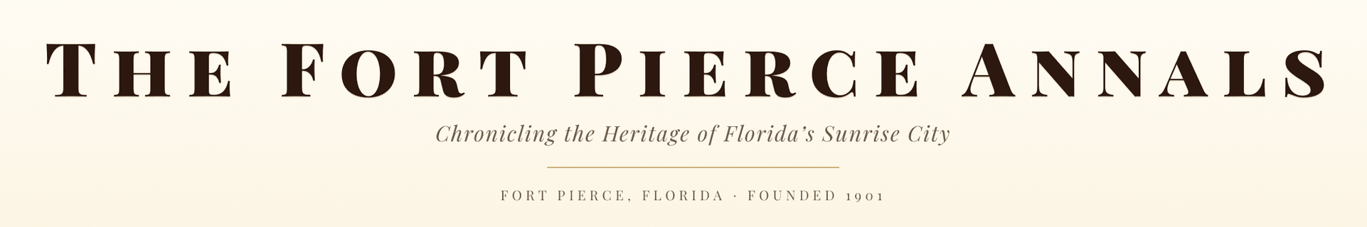 The Fort Pierce Annals
